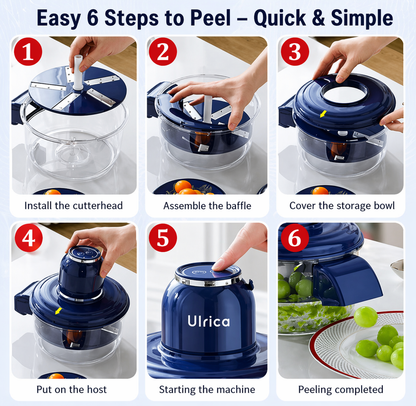 Electric Fruit Peeler – Portable Automatic Peeling Machine
